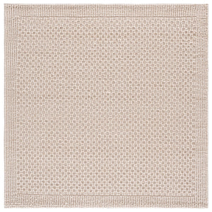 Safavieh Natura Handwoven Ivory Area Rug — Low-Profile Wool Blend, Soft Textured Foundation For Modern Rooms 6'-0" x 9'-0" NAT136A-6