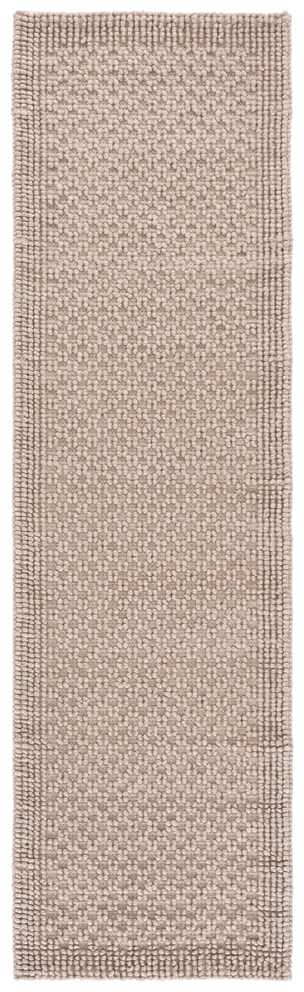 Safavieh Natura Hand-Woven Beige Area Rug — 60% Wool Blend, Low-Profile 1/4" Pile, Timeless Neutral Foundation 4'-0" x 6'-0" NAT136B-4