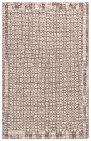 Safavieh Natura Handwoven Beige Runner Rug — Low-Profile Wool Blend With Subtle Geometric Motif For Hallways 2'-3" x 8'-0" NAT136B-28