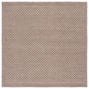 Safavieh Natura Hand-Woven Beige Area Rug — 60% Wool Blend, Low-Profile 1/4" Pile, Timeless Neutral Foundation 4'-0" x 6'-0" NAT136B-4