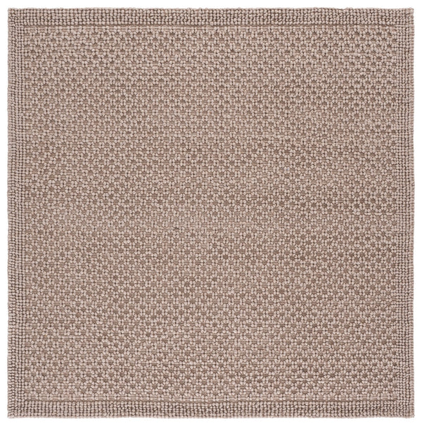 Safavieh Natura Hand-Woven Beige Area Rug — 60% Wool Blend, Low-Profile 1/4" Pile, Timeless Neutral Foundation 4'-0" x 6'-0" NAT136B-4