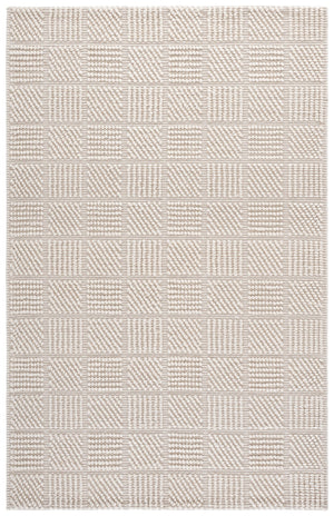 Safavieh Natura Hand-Woven Ivory Area Rug — Artisanal Wool Blend, Low-Profile Texture For Cozy Modern Rooms 6'-0" x 6'-0" NAT137A-6SQ