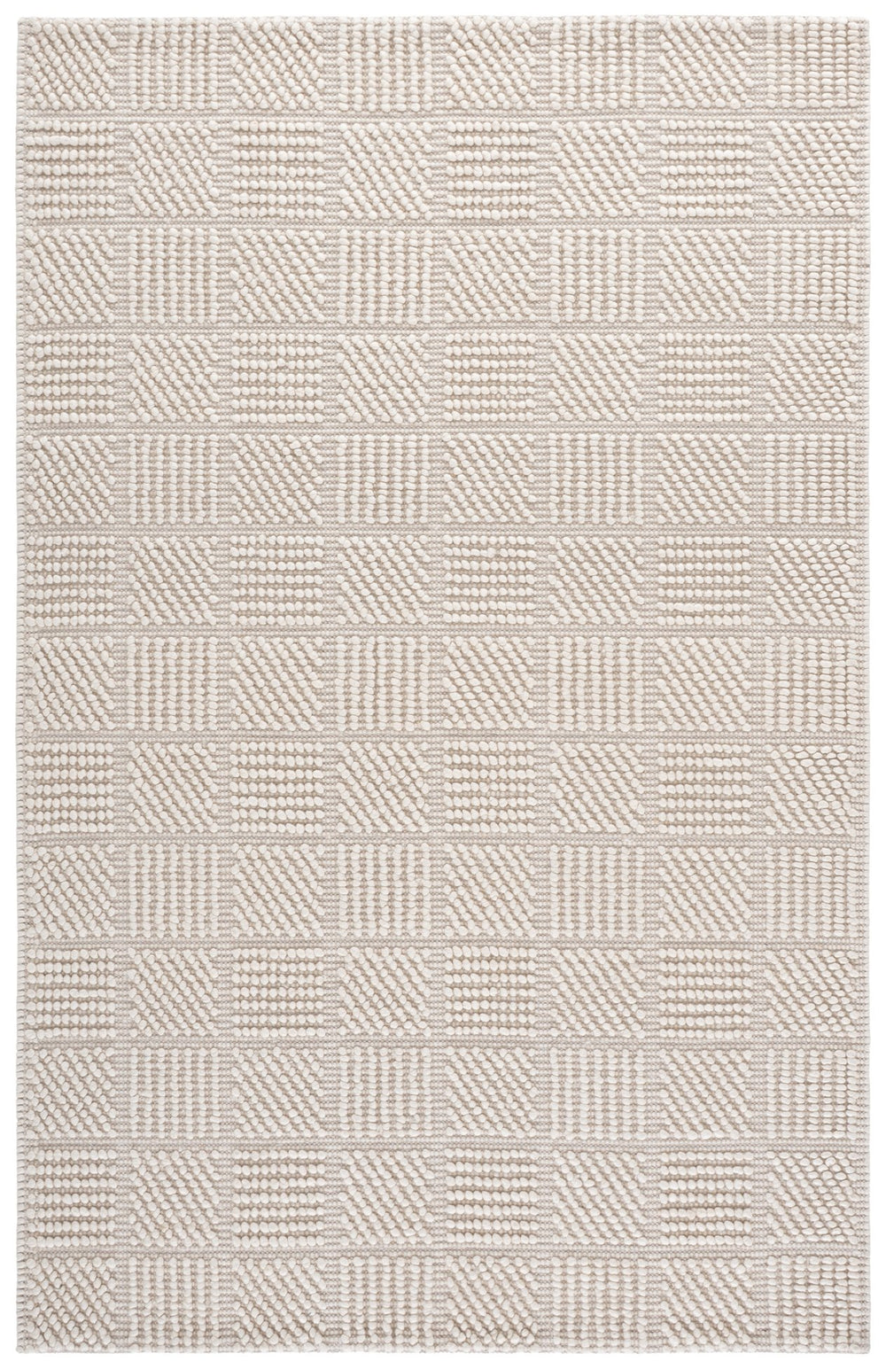 Safavieh Natura Hand-Woven Ivory Area Rug — Low-Profile 1/4" Pile, Wool-Pet Blend, Durable Elegant Anchor 8'-0" x 10'-0" NAT137A-8
