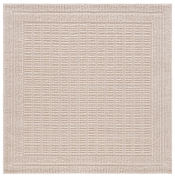 Safavieh Natura Hand-Woven Ivory Area Rug 8X10 — Wool Blend Low-Profile Pile, Timeless Neutral Elegance & Durability 9'-0" x 12'-0" NAT138A-9