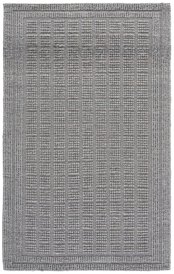 Safavieh Natura Hand-Woven Grey Runner — Slim Low-Profile Scandinavian Rug, Wool Blend Durable Hallway Accent 2'-3" x 8'-0" NAT138F-28