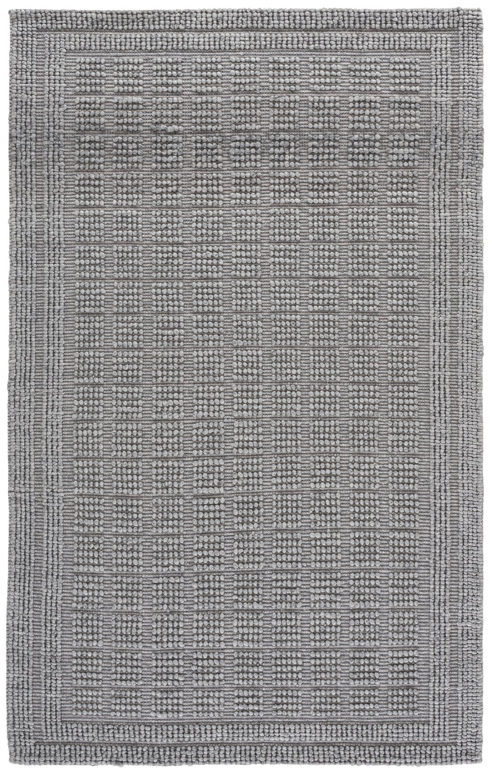 Safavieh Natura Hand‑Woven Grey Area Rug — Soft Wool Blend, Low‑Profile Pile, Durable Minimalist Design 5'-0" x 8'-0" NAT138F-5