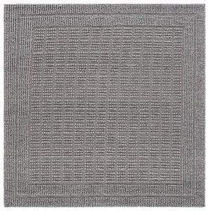 Safavieh Natura Hand-Woven Grey Runner — Slim Low-Profile Scandinavian Rug, Wool Blend Durable Hallway Accent 2'-3" x 8'-0" NAT138F-28