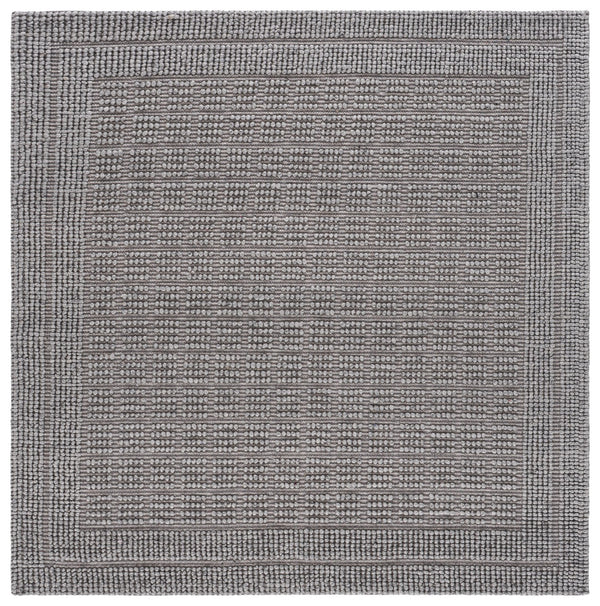 Safavieh Natura Hand-Woven Grey Runner — Slim Low-Profile Scandinavian Rug, Wool Blend Durable Hallway Accent 2'-3" x 8'-0" NAT138F-28