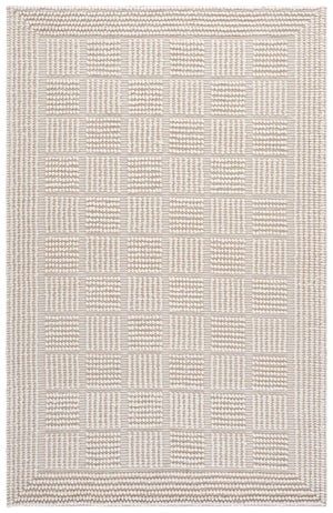 Safavieh Natura Hand-Woven Ivory Area Rug — Minimalist Wool Blend Low-Profile Design For Timeless Comfort 6'-0" x 9'-0" NAT139A-6