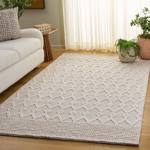 Safavieh Natura Hand-Woven Ivory Runner Rug — Low-Profile Wool Blend For Hallways, Entryways & Cozy Style 2'-3" x 8'-0" NAT140A-28