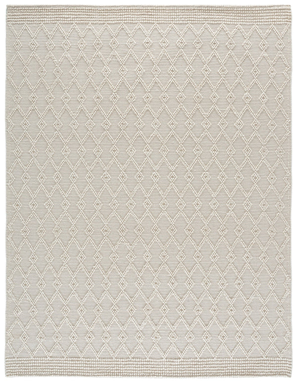 Safavieh Natura Hand-Woven Ivory Wool Blend Rug — Minimalist Square Design, Low Pile Durability & Cozy Warmth 6'-0" x 6'-0" NAT140A-6SQ