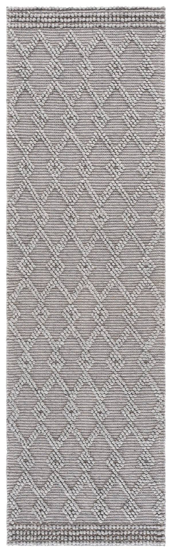 Safavieh Natura Hand-Woven Grey Wool Blend Area Rug — Sustainable Low-Profile 8X10 Accent For Modern Homes 9'-0" x 12'-0" NAT140F-9