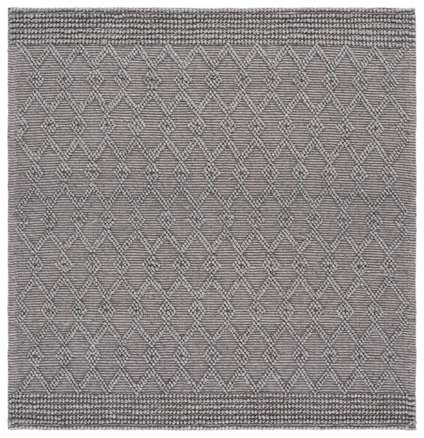 Safavieh Natura Hand-Woven Grey Area Rug — Low-Pile Wool Blend, Scandinavian Minimalist Style, Durable Comfort 4'-0" x 6'-0" NAT140F-4