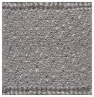 Safavieh Natura Hand-Woven Grey Wool Blend Area Rug — Sustainable Low-Profile 8X10 Accent For Modern Homes 9'-0" x 12'-0" NAT140F-9