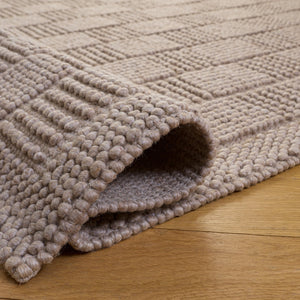 Safavieh Natura Handwoven Beige Runner Rug — Scandinavian-Inspired Low-Profile Wool Blend For Hallways 2'-3" x 8'-0" NAT141B-28