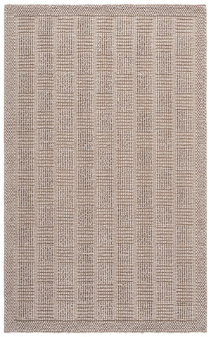 Safavieh Natura Handwoven Beige Runner Rug — Scandinavian-Inspired Low-Profile Wool Blend For Hallways 2'-3" x 8'-0" NAT141B-28