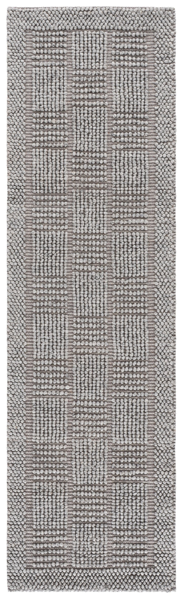 Safavieh Natura Hand-Woven Grey Area Rug — Wool Blend Low-Profile 5X8 Accent Rug For Modern Minimalist Homes 5'-0" x 8'-0" NAT141F-5