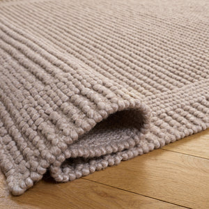 Safavieh Natura Hand-Woven Beige Runner Rug — Low-Profile Wool Blend For Hallways, Durable Textured Style 2'-3" x 8'-0" NAT142B-28