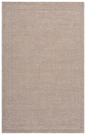 Safavieh Natura Hand-Woven Beige Runner Rug — Low-Profile Wool Blend For Hallways, Durable Textured Style 2'-3" x 8'-0" NAT142B-28