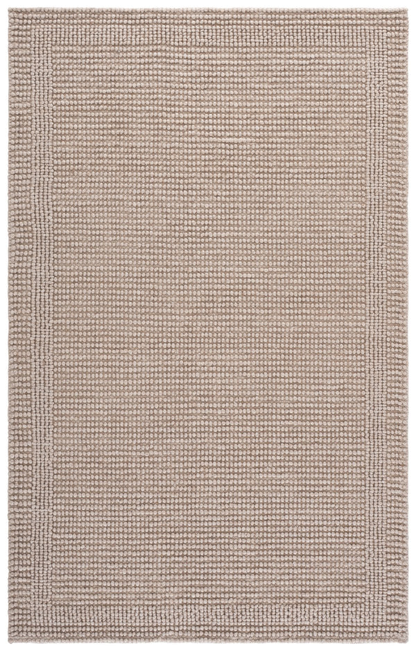 Safavieh Natura Hand-Woven Beige Runner Rug — Low-Profile Wool Blend For Hallways, Durable Textured Style 2'-3" x 8'-0" NAT142B-28