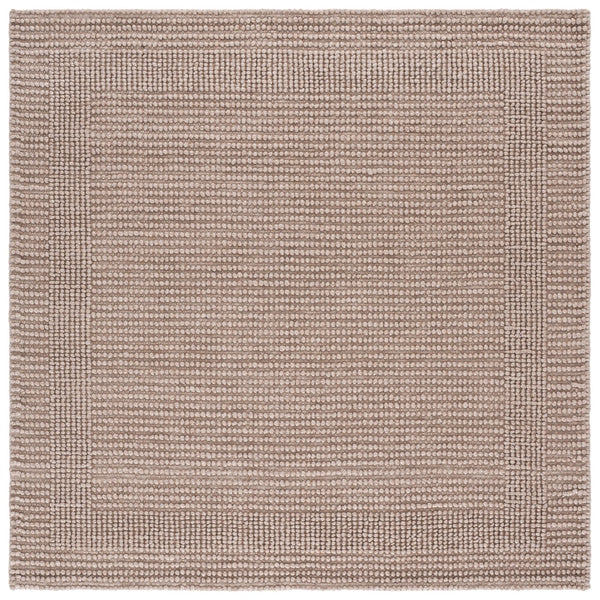 Safavieh Natura Hand-Woven Beige Runner Rug — Low-Profile Wool Blend For Hallways, Durable Textured Style 2'-3" x 8'-0" NAT142B-28