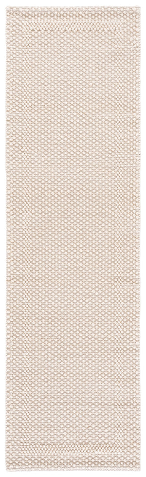 Safavieh Natura Ivory Hand-Woven Area Rug — Scandinavian Minimalist Wool Blend, Low-Profile Durability And Softness 4'-0" x 6'-0" NAT143A-4