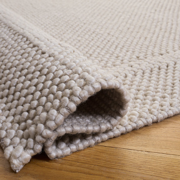 Safavieh Natura Ivory Hand-Woven Area Rug — Scandinavian Minimalist Wool Blend, Low-Profile Durability And Softness 4'-0" x 6'-0" NAT143A-4