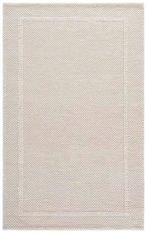 Safavieh Natura Ivory Hand-Woven Area Rug — Scandinavian Minimalist Wool Blend, Low-Profile Durability And Softness 4'-0" x 6'-0" NAT143A-4