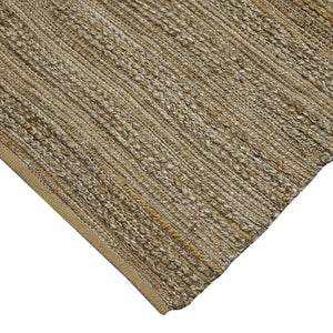 Amer Rugs Naturals Farmhouse Striped Flat-weave Area Rug - Hand-woven Jute & Cotton For Eco-friendly Decor Brown Jute, Cotton Nat20305