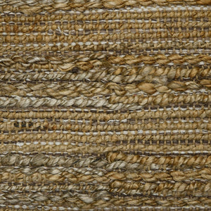 Amer Rugs Naturals Farmhouse Striped Flat-weave Area Rug - Hand-woven Jute & Cotton For Eco-friendly Decor Brown Jute, Cotton Nat20305