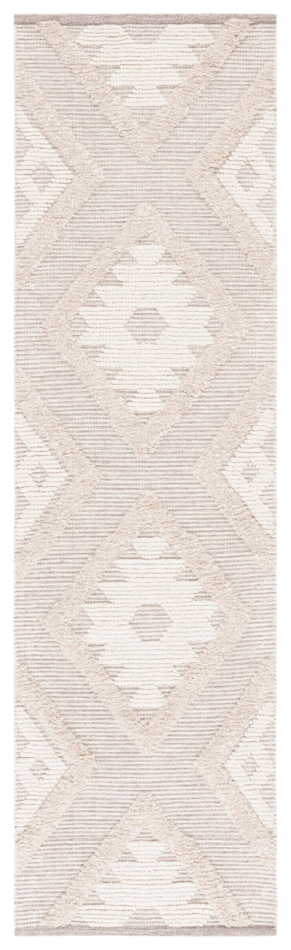 Safavieh Natura 203 Hand Woven Bohemian Rug Beige / Light Grey 8' x 10'