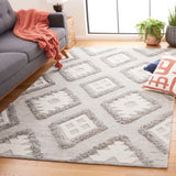 Safavieh Natura 203 NAT203 Hand Woven Bohemian Rug Grey / Ivory NAT203F-5