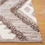 Safavieh Natura 203 NAT203 Hand Woven Bohemian Rug Dark Grey / Ivory NAT203H-5