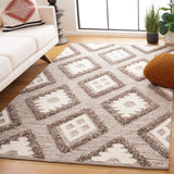 Safavieh Natura 203 NAT203 Hand Woven Bohemian Rug Dark Grey / Ivory NAT203H-5