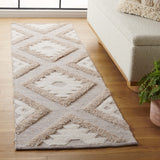 Safavieh Natura 203 NAT203 Hand Woven Bohemian Rug Brown / Ivory NAT203Z-5