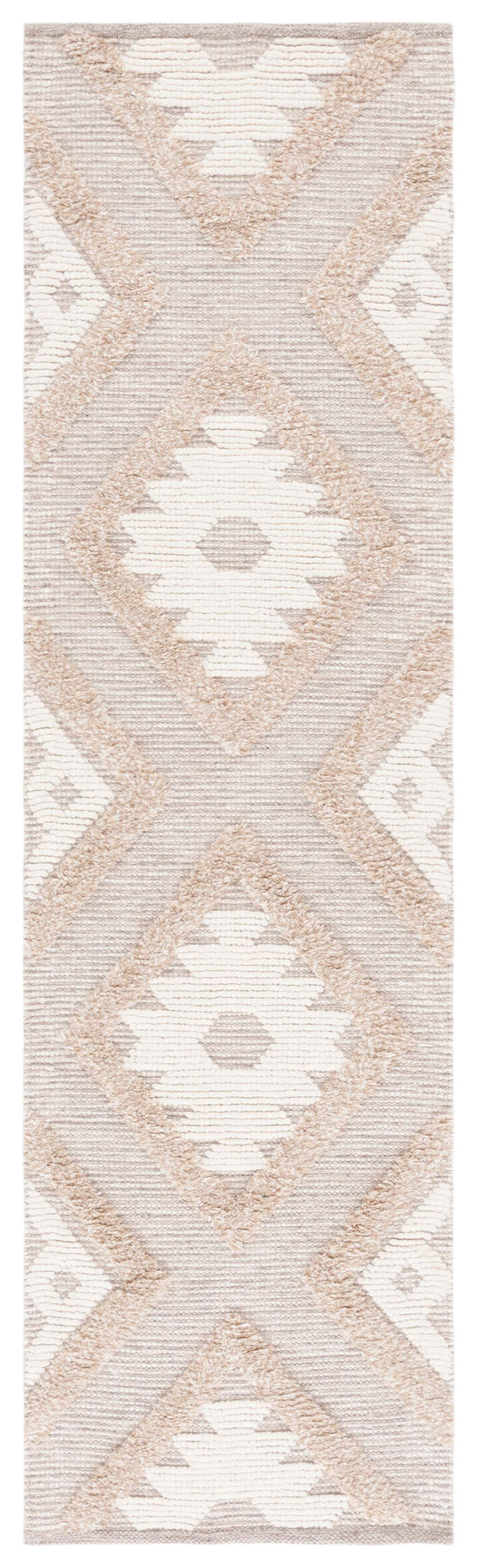 Safavieh Natura 203 Hand Woven Bohemian Rug Brown / Ivory 8' x 10'
