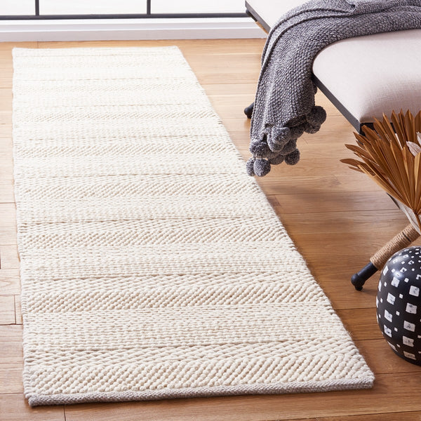 Safavieh Natura 211 Hand Woven Wool Rug Ivory NAT211A-9