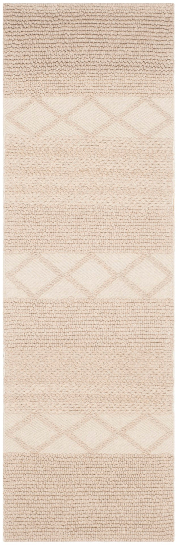 Safavieh Natura Hand Woven Wool And Cotton Rug - Minimalist Scandinavian Style For Elegant Home Spaces Beige 80% Wool And 20% Cotton Nat217a-210