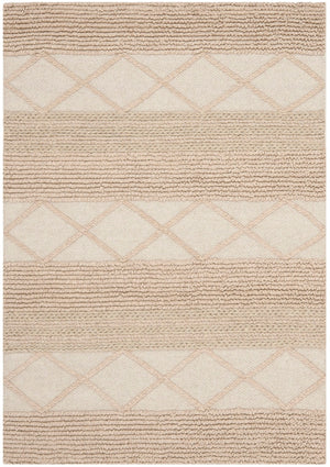Safavieh Natura Hand Woven Wool And Cotton Rug - Minimalist Scandinavian Style For Elegant Home Spaces Beige 80% Wool And 20% Cotton Nat217a-210