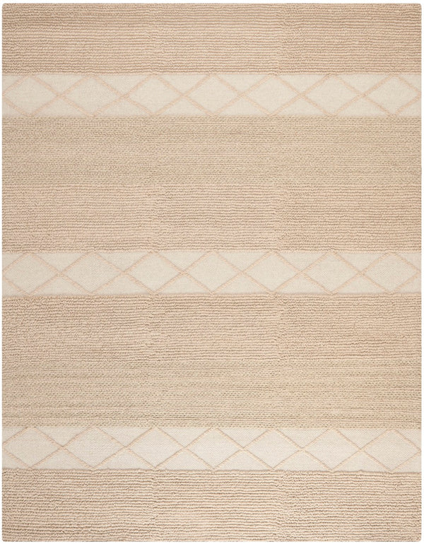 Safavieh Natura Hand Woven Wool And Cotton Rug - Minimalist Scandinavian Style For Elegant Home Spaces Beige 80% Wool And 20% Cotton Nat217a-210