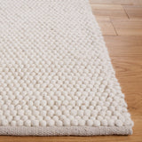 Safavieh Natura 220 Hand Woven Wool and Cotton Contemporary Rug Ivory NAT220A-4SQ