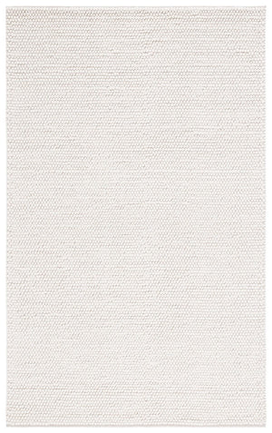 Safavieh Natura 220 Hand Woven Wool and Cotton Contemporary Rug Ivory NAT220A-4SQ