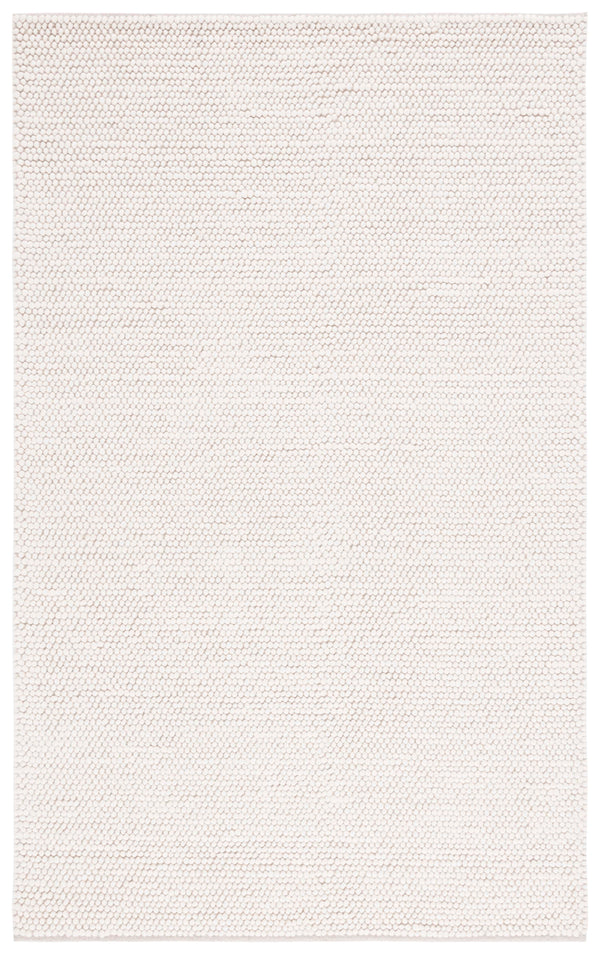 Safavieh Natura Hand-Woven Ivory Area Rug 8X10 Wool-Cotton Blend, Plush 3/4" Pile For Modern Scandinavian Rooms 6'-0" x 8'-0" NAT220A-68