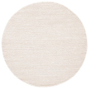 Safavieh Natura Hand-Woven Ivory Area Rug 8X10 Wool-Cotton Blend, Plush 3/4" Pile For Modern Scandinavian Rooms 6'-0" x 8'-0" NAT220A-68