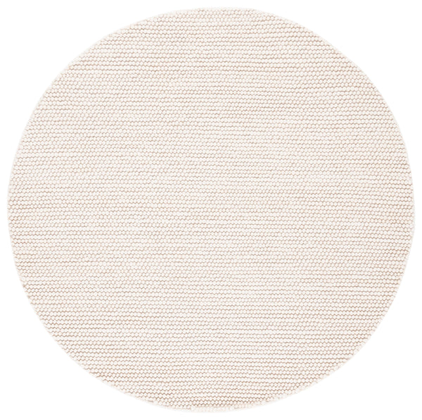 Safavieh Natura Hand-Woven Ivory Area Rug 8X10 Wool-Cotton Blend, Plush 3/4" Pile For Modern Scandinavian Rooms 6'-0" x 8'-0" NAT220A-68