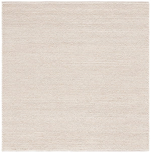 Safavieh Natura Handwoven Ivory Square Rug 12'X12' — Plush 3/4" Wool Pile, Minimalist Luxury For Home DéCor 9'-0" x 9'-0" NAT220A-9SQ
