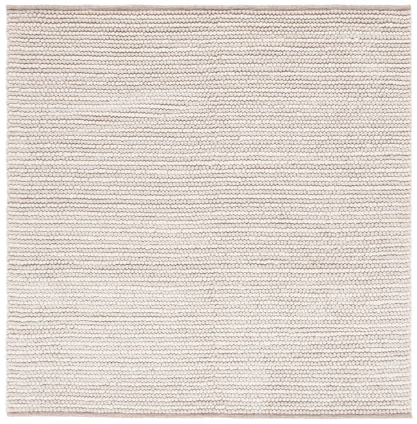 Safavieh Natura Exquisite Hand-woven Area Rug From India - Luxurious Wool & Cotton, Soft Pile, Versatile Style Ivory ,Beige Wool And Cotton Nat220b-12sq