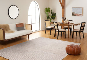 Safavieh Natura Exquisite Hand-woven Area Rug From India - Luxurious Wool & Cotton, Soft Pile, Versatile Style Ivory ,Beige Wool And Cotton Nat220b-12sq