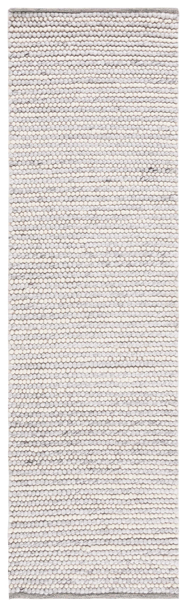 Safavieh Natura Hand-Woven Wool-Cotton Rug 8'X10' Ivory Light Grey — Plush 3/4" Scandinavian Minimalist Luxury NAT220G-68