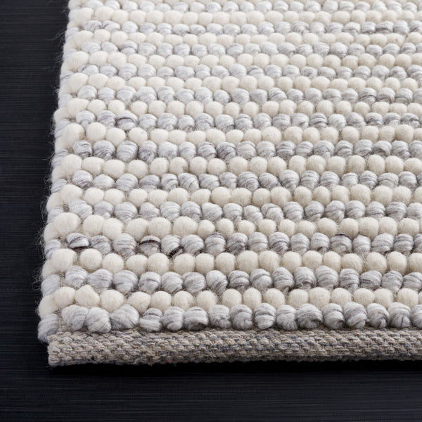 Safavieh Natura 220 Hand Woven Wool and Cotton Contemporary Rug Ivory / Light Grey NAT220G-10